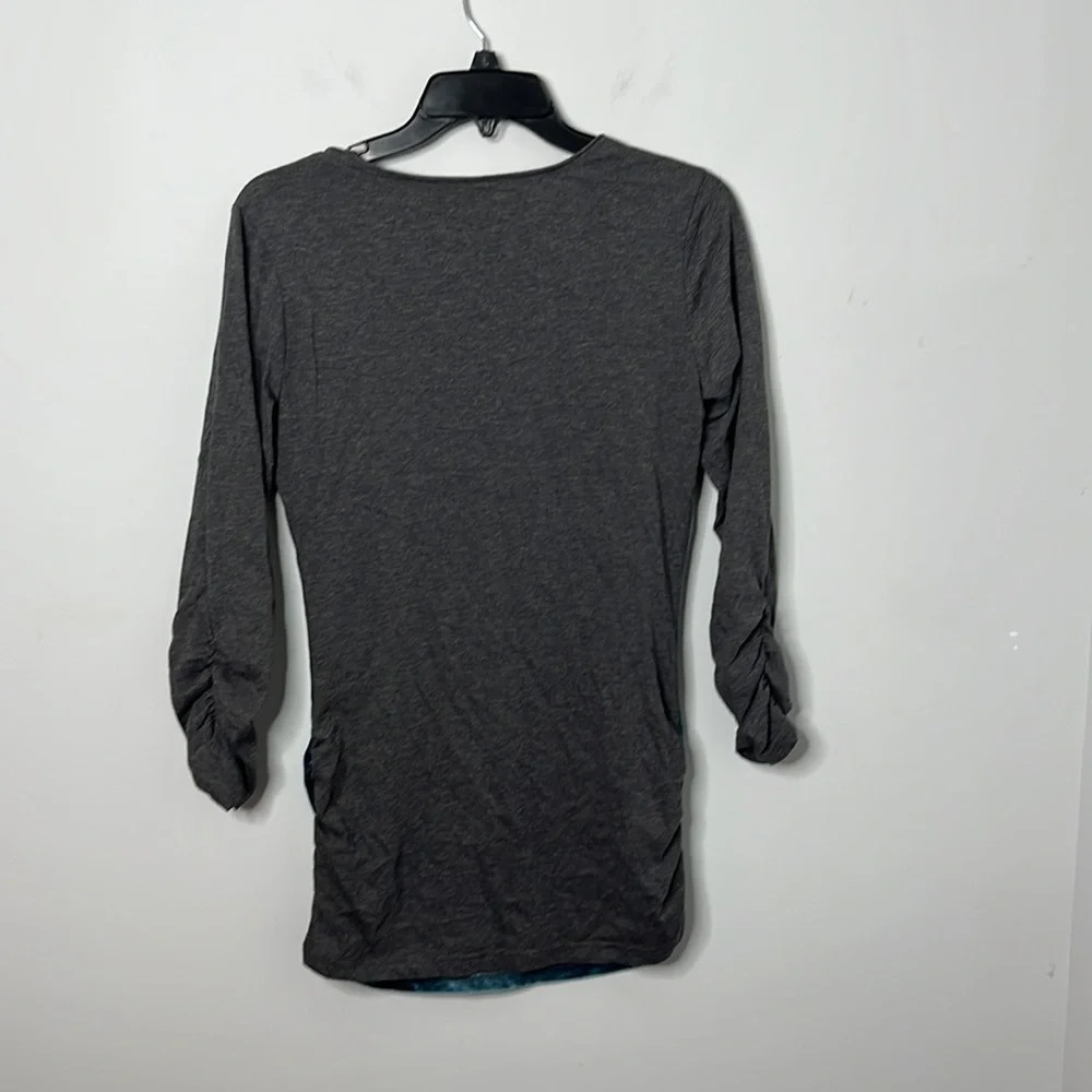 Sundance Dulcet Tones Velour Velvet Ruched Top View 6